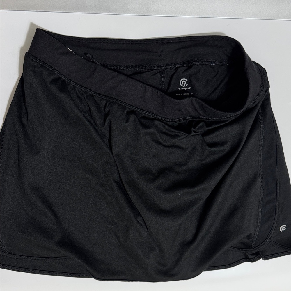 Champion Black Sports Skort with see through mesh along legs